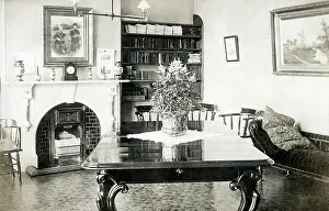 Mantelpiece: Elegant Edwardian reception room