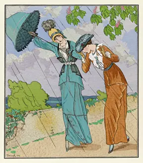 Parisiennes: Elegant Ladies in Shower