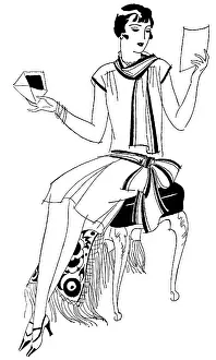 Nicely: ELEGANT LADY AND LETTER