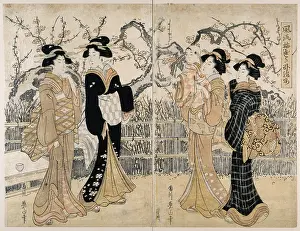 Pigments: Elegant Plum Tree Garden