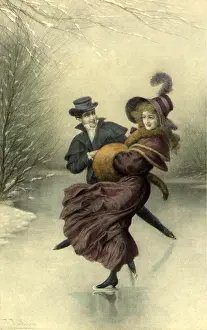 Elegantly: Elegant Skating Couple