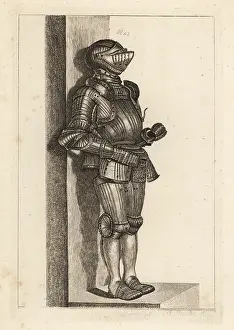 Tilt: Elegant suit of German fluted armour
