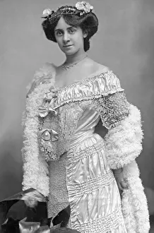 Updo: Elegant woman, around 1900