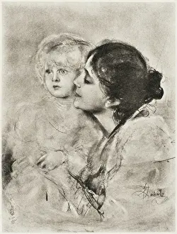 Motherly: Eleonora Duse and child