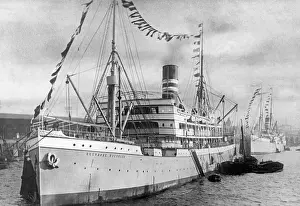 Anchored: The Eleonore Woermann, 1914