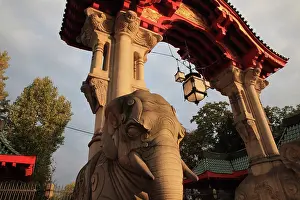 Zoologischer: Elephant Gate, Berlin Zoo, Tiergarten, Berlin, Germany