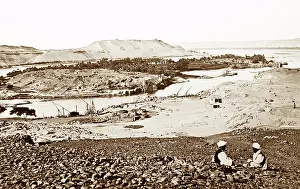 Elephantine: Elephantine Island, River Nile, Egypt, Victorian period