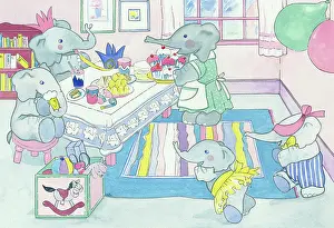 Buff: Elephants Birthday Party