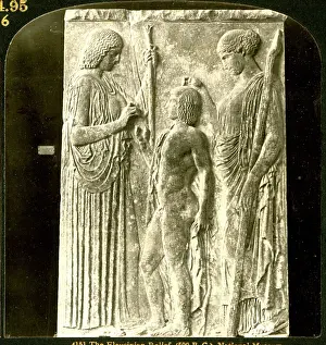 Eleusinian: Eleusinian relief, National Museum, Athens