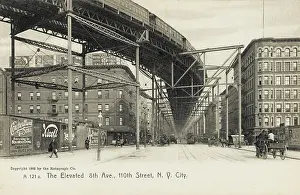 110th: Elevated Subway, New York