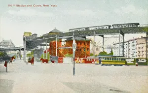 110th: Elevated Subway, New York
