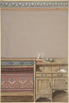Sideboard: Elevation of a Dining Room Wall with Sideboard