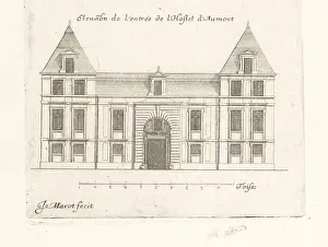 Chez Mariette: Elevation of the entrance to the Hotel d'Aumont