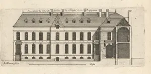 Chez Mariette: Elevation of the garden side of the Hotel de Chimay, Paris