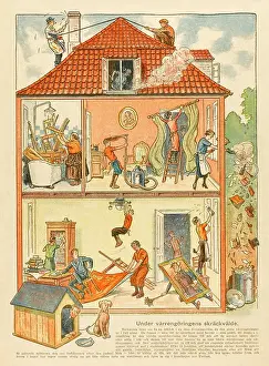 Doghouse: Elevation of House in Spring Clean