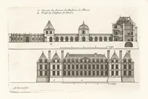 Chez Mariette: Elevation and profile of the Chateau des Ducs