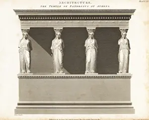 Universal Dictionary: Elevation of the Temple of Pandrosus at Athens, Greece