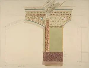Dibblee: Elevation of Wall for a Coffee Room, ca. 1887