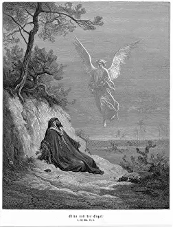 Dore: Elijah goes into wilderness and asks to die, but