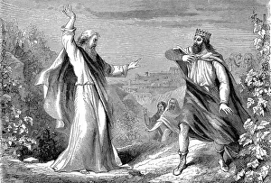 Elijah: Elijah, Old Testament prophet, denouncing Ahab