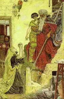 Gratitude: Elijah and the Widow's Son, by Ford Madox Brown