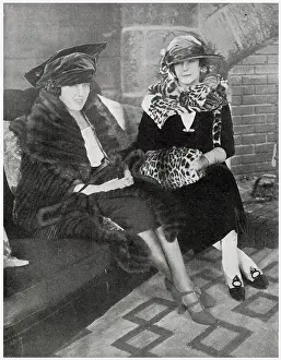 Elinor Glyn and Gloria Swanson