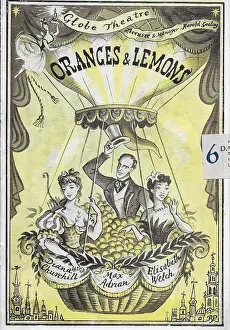 Oranges: Elisabeth Welch theatre programme for Oranges and Lemons at