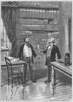Presenting: Elisha Gray (1835-1901), American inventor, presenting