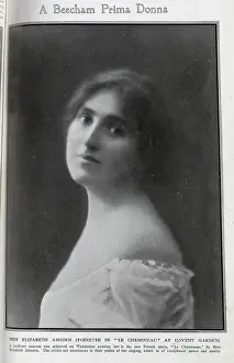 Chemineau: Elizabeth Amsden, soprano, studio portrait in soft focus