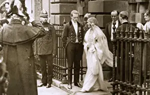 Bruton: Elizabeth Bowes-Lyon on her wedding day