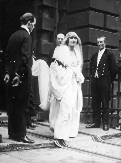 Bruton: Elizabeth Bowes-Lyon on her wedding day