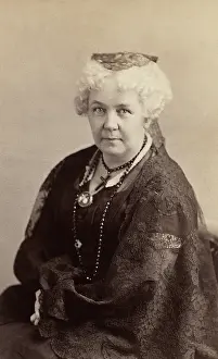 Sarony: Elizabeth Cady Stanton - Social Issues - Women'S Rights