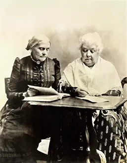 Suffragists: Elizabeth Cady Stanton - Susan B. Anthony - women's rights