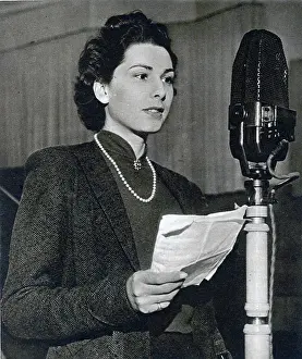 Cowell: Elizabeth Cowell, BBC announcer