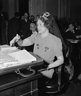 Semites: Elizabeth Dilling, far right wing activist, before