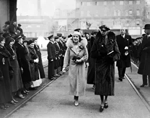 Windsors: Elizabeth, Duchess of York, at the launching
