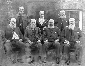 Hirsute: Elizabeth Gatley and her bearded brothers