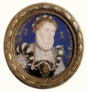 1572: Elizabeth I, by Hilliard