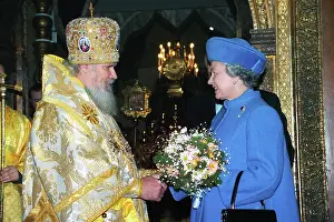 Patriarch: Elizabeth II visit to Moscow, 1994
