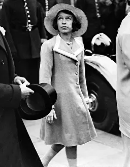 Niece: Elizabeth II after a wedding, 1938