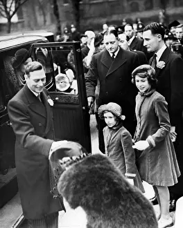 Eldest: Elizabeth II at a wedding, 1939