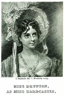 Yates: Elizabeth Yates (nee Brunton), actress, as Miss Hardcastle