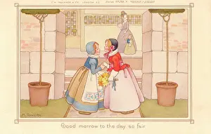 Herrick: Two Elizabethan girls