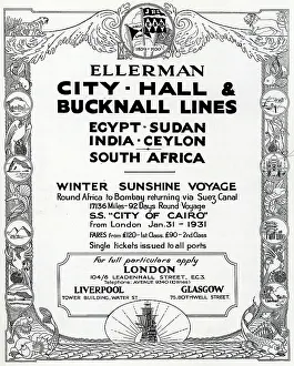 Leadenhall: Ellerman Lines Advertisement