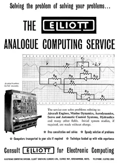 Analogue: Elliott Brothers Analogue Computing Service