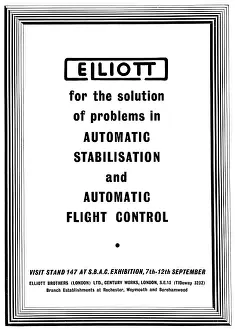Stabilisation: Elliott Brothers Automatic Stabilisation & Flight Control