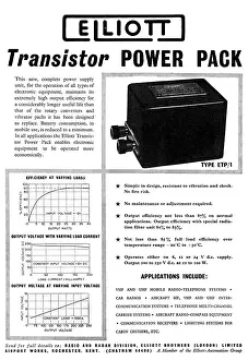 Transistor: Elliott Brothers Transistor Power Pack ETP/1