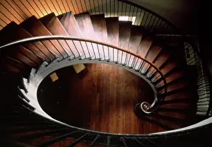 Elliptical: Elliptical Spiral Staircase From Above Nathaniel RUSSel