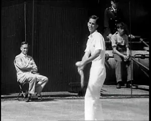 Vines: Ellsworth Vines Playing Tennis