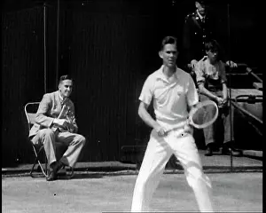 Vines: Ellsworth Vines Playing Tennis